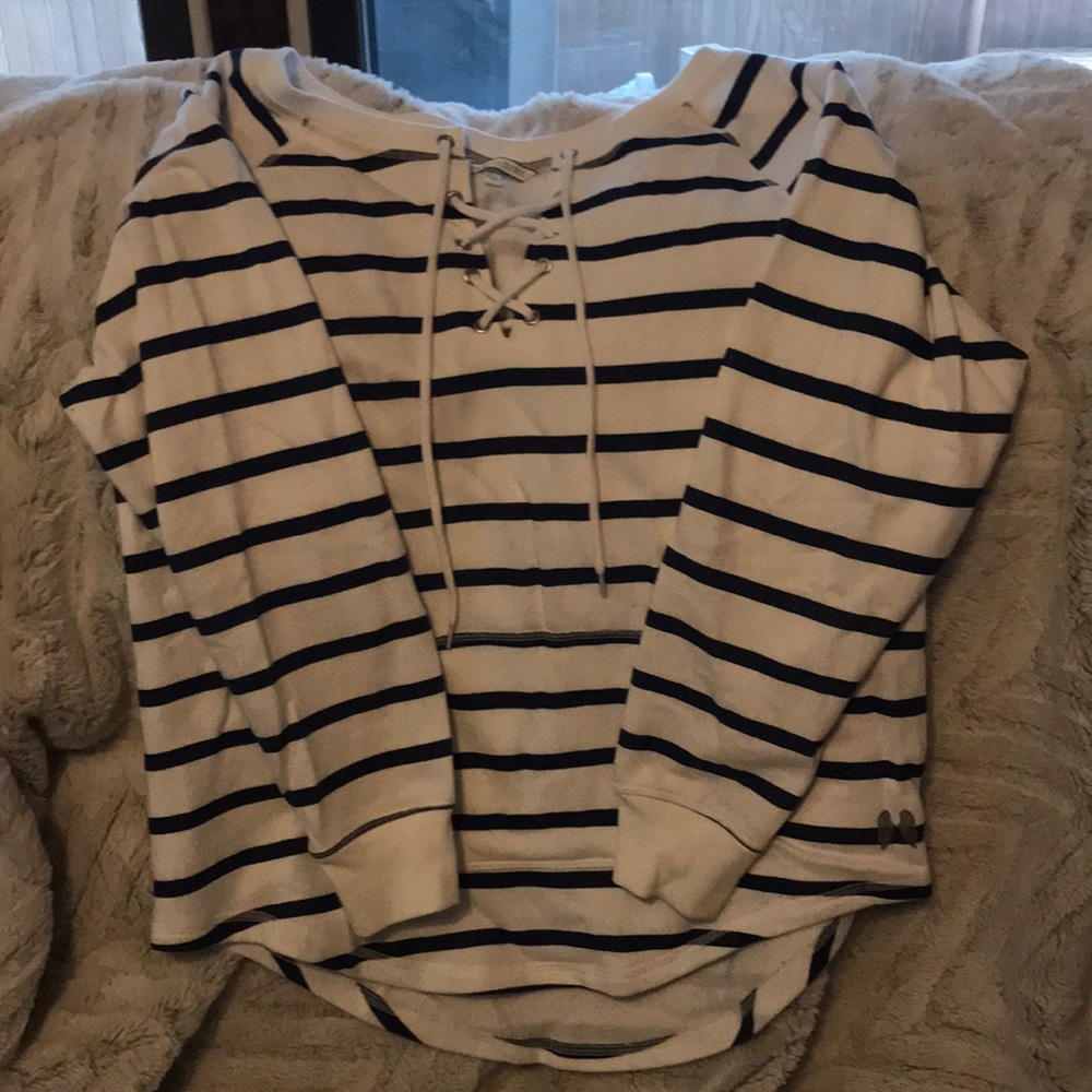 Victoria’s Secret Lace Up Sweatshirt